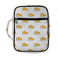 Sleeping Corgi Pattern Print Front Pocket Bible Bag