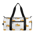 Sleeping Corgi Pattern Print Gym Bag