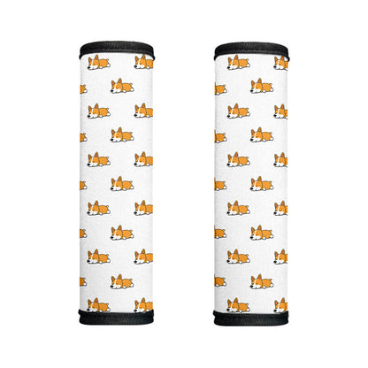 Sleeping Corgi Pattern Print Handle Covers