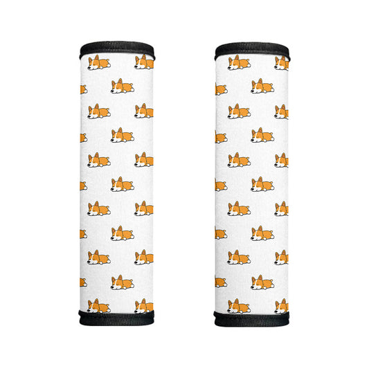 Sleeping Corgi Pattern Print Handle Covers