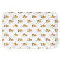 Sleeping Corgi Pattern Print Indoor Door Mat