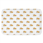 Sleeping Corgi Pattern Print Indoor Door Mat