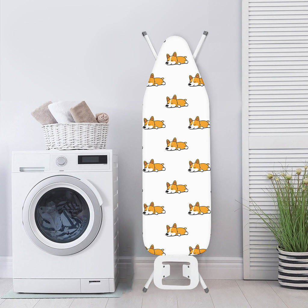 Sleeping Corgi Pattern Print Ironing Board Cover