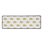 Sleeping Corgi Pattern Print Long Kitchen Mat