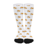 Sleeping Corgi Pattern Print Long Socks