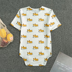 Sleeping Corgi Pattern Print Men's Bodysuit