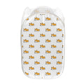 Sleeping Corgi Pattern Print Mesh Laundry Hamper