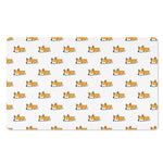 Sleeping Corgi Pattern Print Polyester Doormat