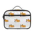 Sleeping Corgi Pattern Print Portable Lunch Bag