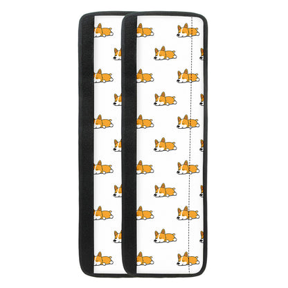 Sleeping Corgi Pattern Print Refrigerator Handle Covers