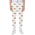 Sleeping Corgi Pattern Print Joggers