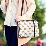 Sleeping Corgi Pattern Print Shoulder Strap Bible Bag