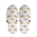 Sleeping Corgi Pattern Print Slippers