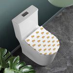 Sleeping Corgi Pattern Print Toilet Lid Cover