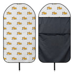 Sleeping Corgi Pattern Print Waterproof Car Seat Cover