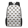 Sleeping Rottweiler Pattern Print 17 Inch Backpack