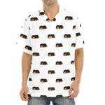 Sleeping Rottweiler Pattern Print Aloha Shirt