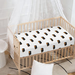 Sleeping Rottweiler Pattern Print Baby Crib Sheet