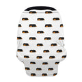 Sleeping Rottweiler Pattern Print Baby Seat Cover