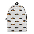 Sleeping Rottweiler Pattern Print School Backpack