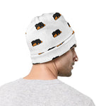 Sleeping Rottweiler Pattern Print Beanie