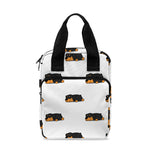 Sleeping Rottweiler Pattern Print Bible Tote Bag