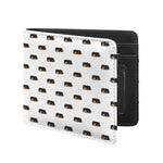 Sleeping Rottweiler Pattern Print Bifold Wallet