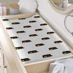 Sleeping Rottweiler Pattern Print Changing Pad Cover
