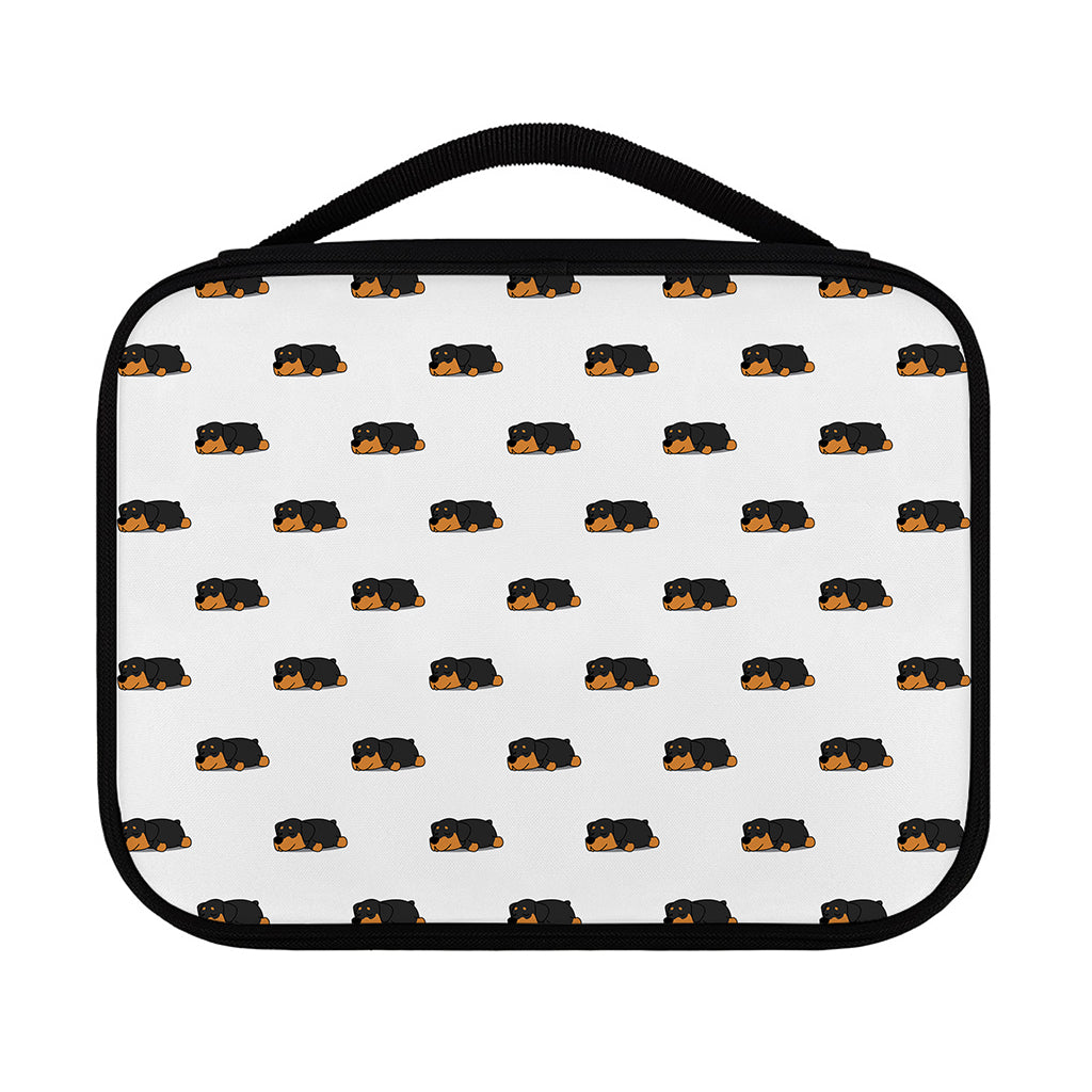 Sleeping Rottweiler Pattern Print Classic Bible Case