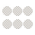 Sleeping Rottweiler Pattern Print Coaster Set