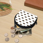 Sleeping Rottweiler Pattern Print Coin Purse