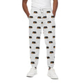 Sleeping Rottweiler Pattern Print Cotton Sweatpants
