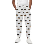 Sleeping Rottweiler Pattern Print Cotton Pants