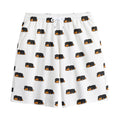Sleeping Rottweiler Pattern Print Cotton Shorts