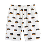 Sleeping Rottweiler Pattern Print Cotton Shorts