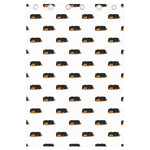 Sleeping Rottweiler Pattern Print Curtain