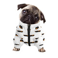 Sleeping Rottweiler Pattern Print Dog Zip Up Jacket