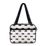 Sleeping Rottweiler Pattern Print Double Strap Bible Bag
