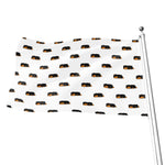 Sleeping Rottweiler Pattern Print Flag