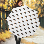 Sleeping Rottweiler Pattern Print Foldable Umbrella