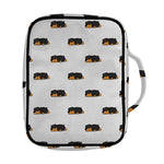 Sleeping Rottweiler Pattern Print Front Pocket Bible Bag