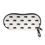Sleeping Rottweiler Pattern Print Glasses Case
