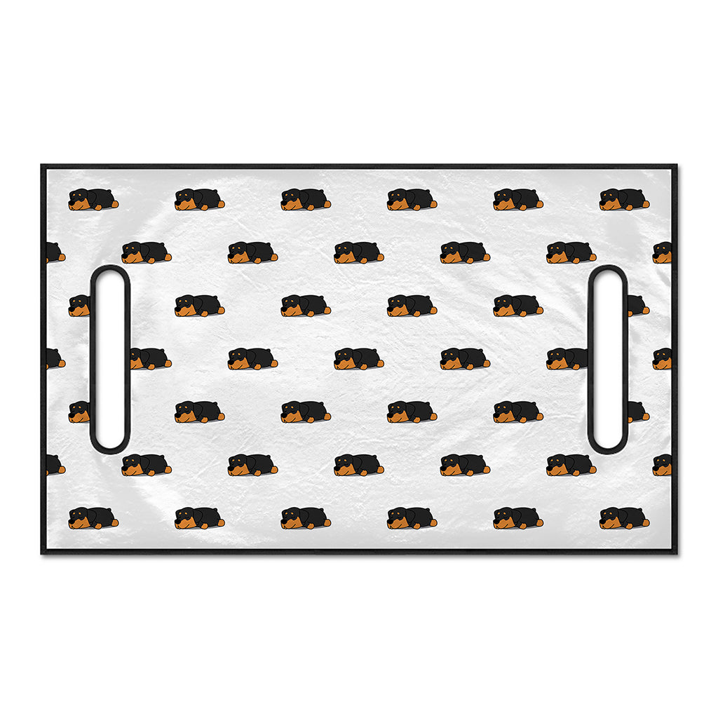 Sleeping Rottweiler Pattern Print Golf Cart Seat Cover
