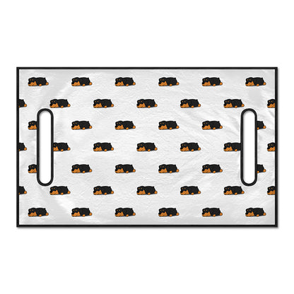 Sleeping Rottweiler Pattern Print Golf Cart Seat Cover