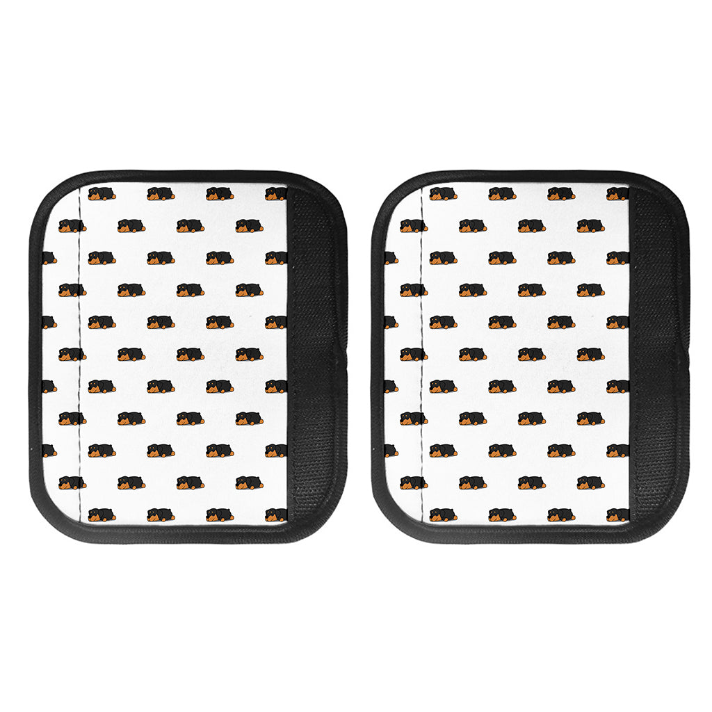 Sleeping Rottweiler Pattern Print Handle Covers
