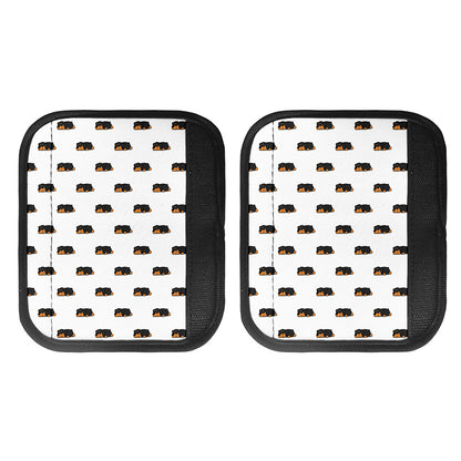 Sleeping Rottweiler Pattern Print Handle Covers