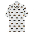 Sleeping Rottweiler Pattern Print Hawaiian Shirt