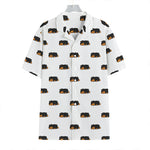 Sleeping Rottweiler Pattern Print Hawaiian Shirt