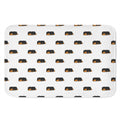 Sleeping Rottweiler Pattern Print Indoor Door Mat