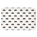 Sleeping Rottweiler Pattern Print Indoor Door Mat